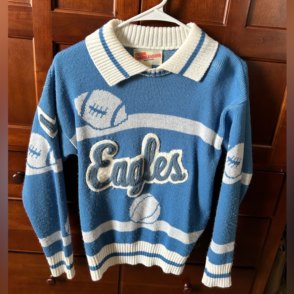 Vintage 1980’s Cheerleading Sweater, size Medium